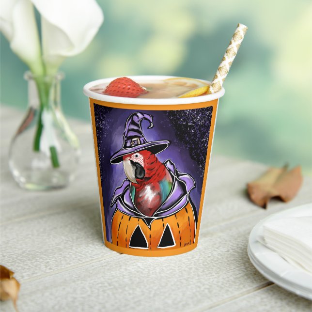 Parrot Paper Cups (Insitu)