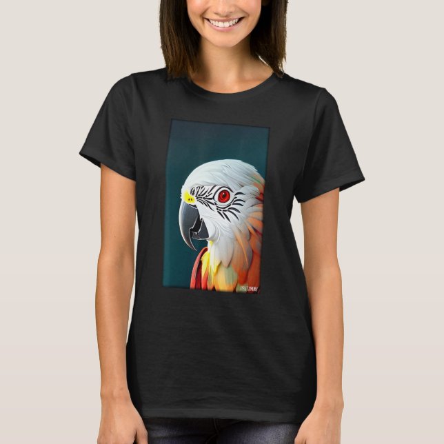 Parrot Parrots Bird Birds Macaw Animal Wild Animal T-Shirt (Front)