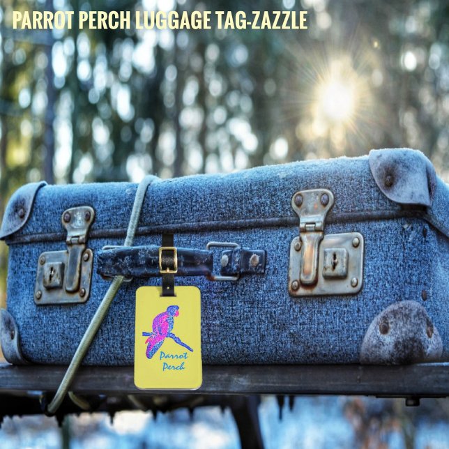Parrot Perch Luggage Tag (Creator Uploaded)
