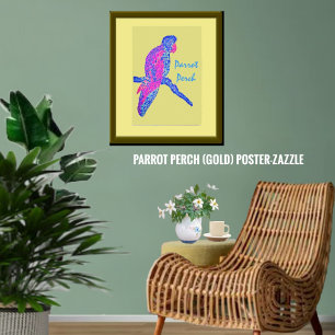 Parrot Perch Poster