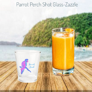 Parrot Perch Shot Glass