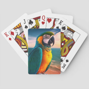 Parrot Playing Cards