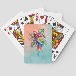 Parrot Playing Cards