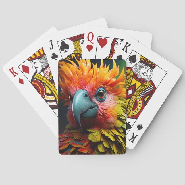 Parrot Playing Cards (Back)