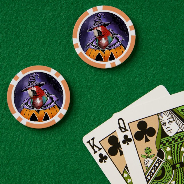 Parrot Poker Chips (Poker Table (Double))