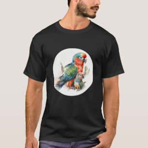 Parrot portrait Parrots and Tropical Bird Lover T-Shirt