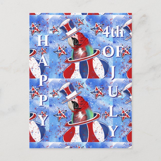 Parrot Postcard (Front)