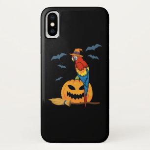 Parrot Pumpkin Funny Halloween iPhone X Case