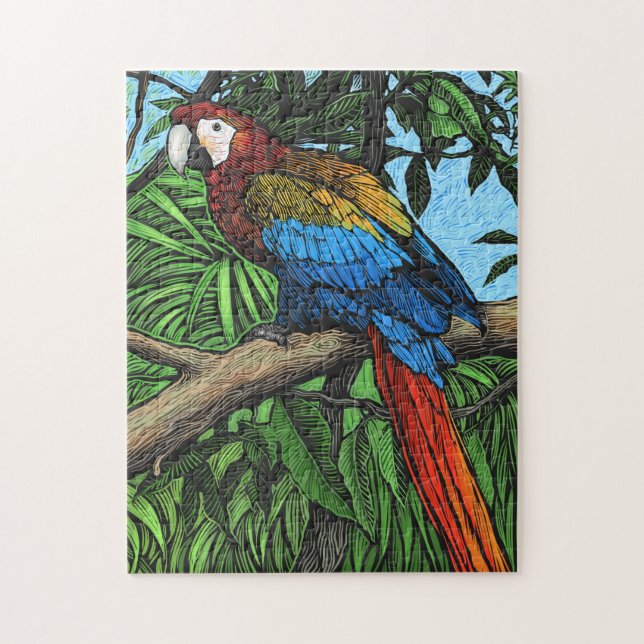 Parrot Puzzle (Vertical)