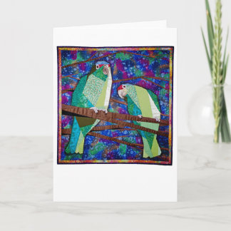 Parrot Quilt Card