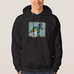 Parrot & Rex Reflection I Lutino Cockatiel Hoodie