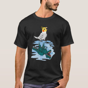 Parrot & Rex Reflection I Lutino Cockatiel T-Shirt