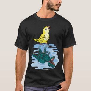 Parrot & Rex Reflection I Lutino Monk Parakeet Qua T-Shirt
