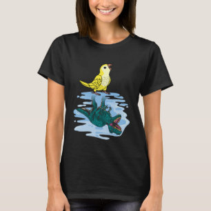 Parrot & Rex Reflection I Lutino Monk Parakeet Qua T-Shirt