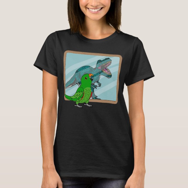 Parrot & Rex Reflection I Male Eclectus T-Shirt (Front)