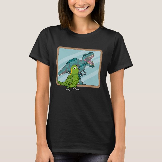 Parrot & Rex Reflection I Yellow naped Amazon T-Shirt (Front)