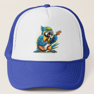 Parrot Rock Music Trucker Hat