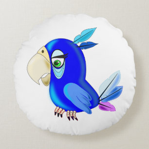 Parrot Round Pillow - Customisable