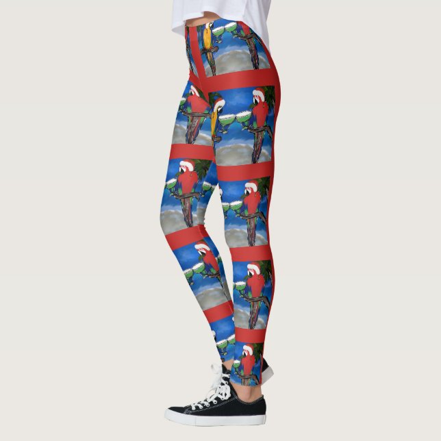 Parrot Santas Leggings (Left)