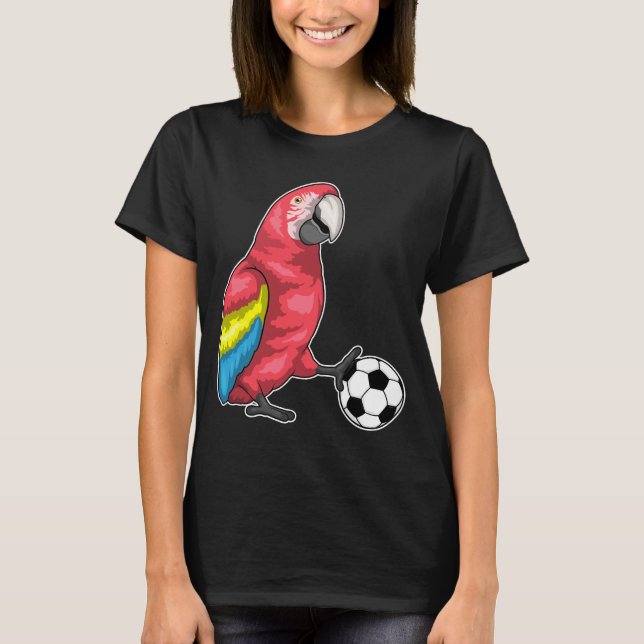 Parrot Soccer player Soccer T-Shirt (Front)