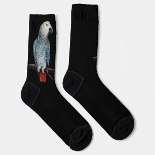Parrot Socks Personalized African Grey Socks