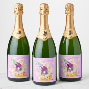 Parrot Sparkling Wine Label