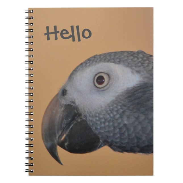 Parrot Spiral Notebook (Front)