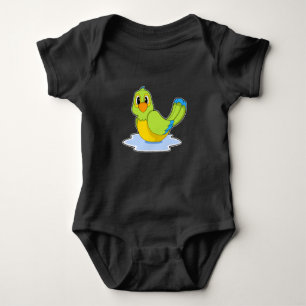 Parrot Swimming Baby Bodysuit