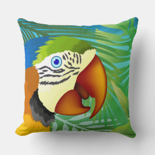 Parrot Throw Pillow