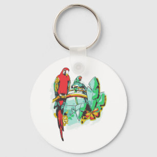 Parrot Trio Key Ring