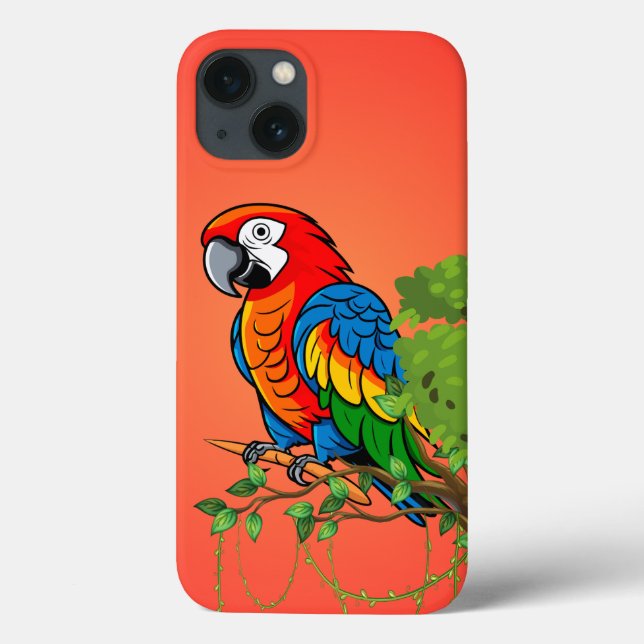 Parrot Tropical Phone Case (Back)
