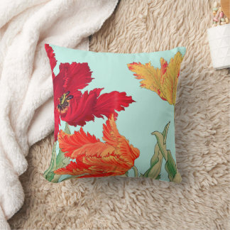 Parrot tulip, Floral Cushion