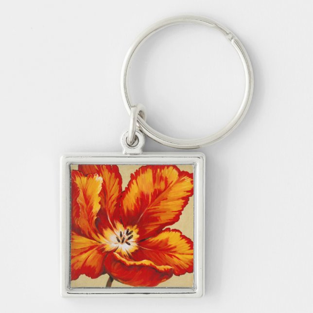 Parrot Tulip I Key Ring (Front)