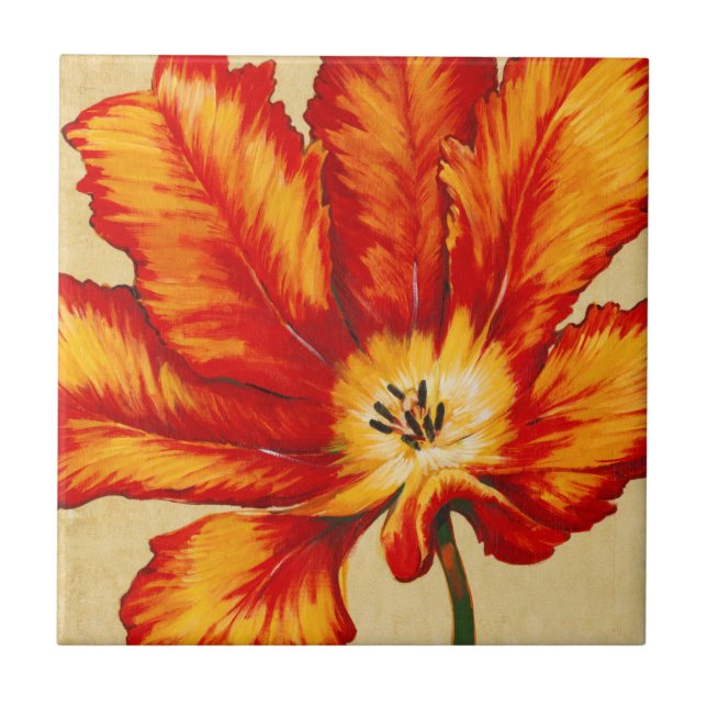 Parrot Tulip II Ceramic Tile (Front)