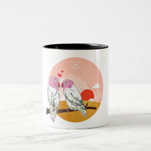 parrot Two-Tone coffee mug