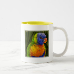 parrot Two-Tone coffee mug