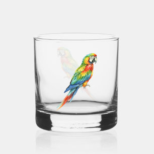 Parrot Whiskey Glass