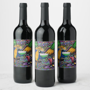 PARROT WINE LABEL