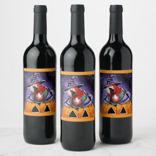 Parrot Wine Label