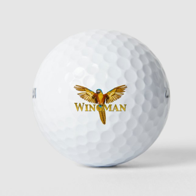 Parrot Wingman Golf Balls (Front)
