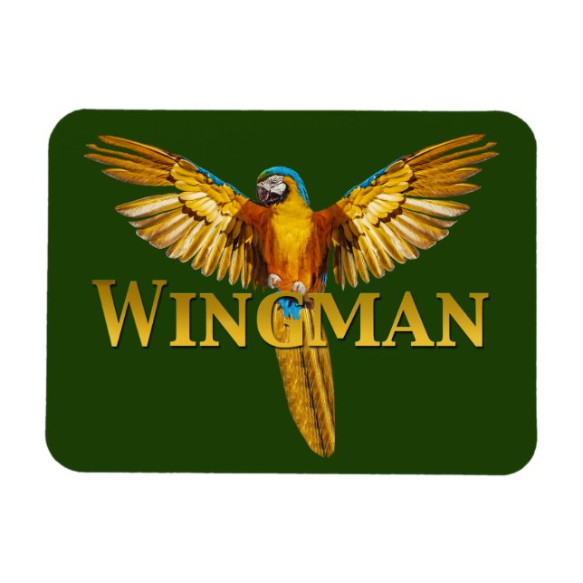 Parrot Wingman Magnet (Horizontal)