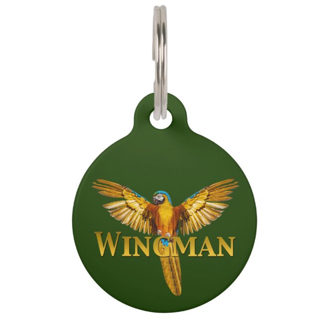 Parrot Wingman Pet Tag (Front)
