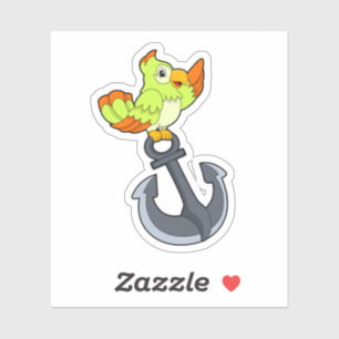 Parrot with Anchor