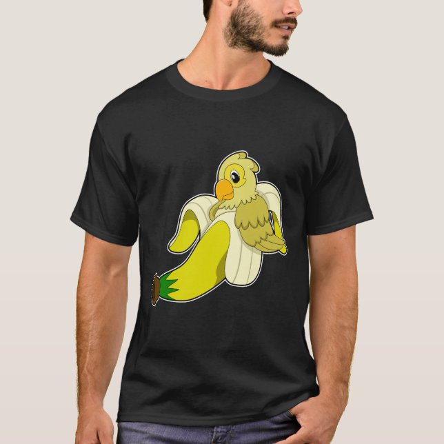 Parrot with Banana T-Shirt (Front)