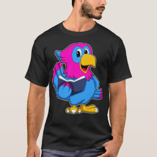 Parrot with Book 2 T-Shirt