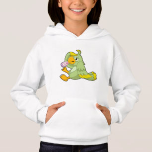 Parrot with Clinical thermometer