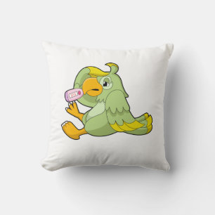 Parrot with Clinical thermometer Cushion