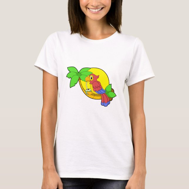 Parrot with Coconut T-Shirt (Front)