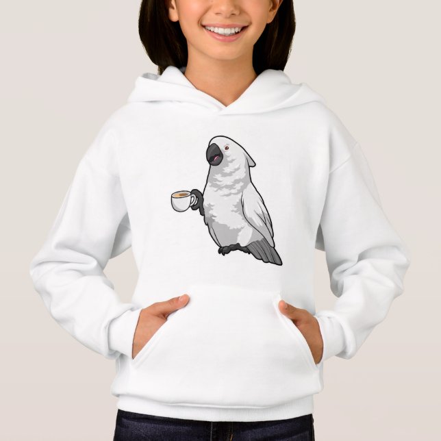 Parrot with Cup of Coffee (Front)