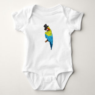 Parrot with Cylinder Baby Bodysuit